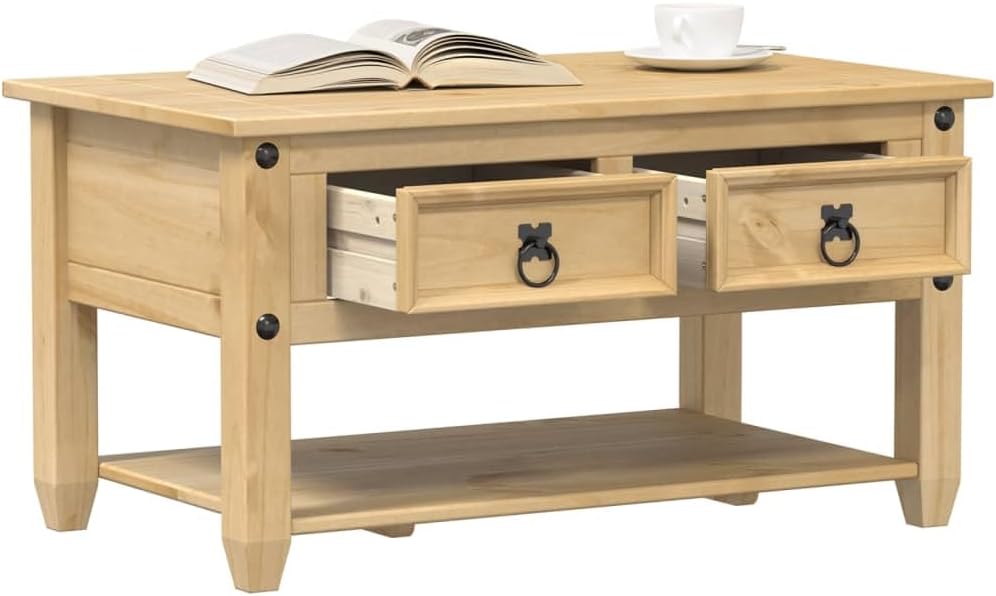 vidaXL Coffee Table Honey