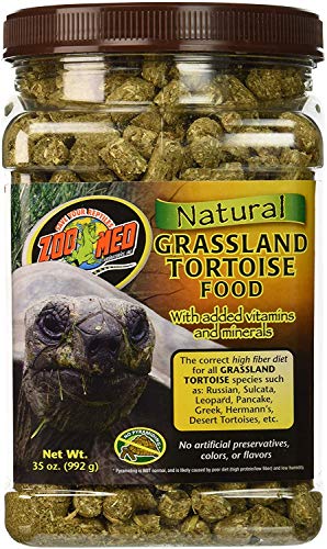 Zoo Med Natural Grassland Tortoise Food 35 oz - Pack of 3