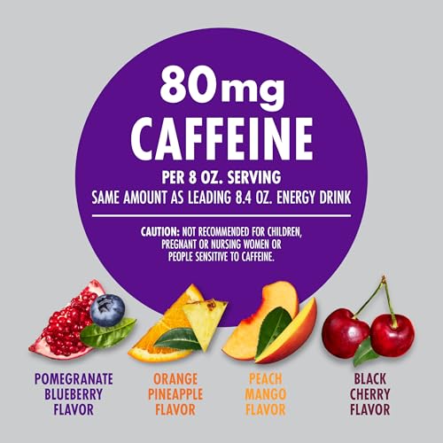 V8 +Energy Peach Mango, Orange Pineapple, Black Cherry And Pomegranate Blueberry Juice Energy Drinks thumb #3