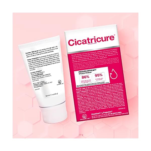 Cicatricure Anti Wrinkle Face & Neck Cream, 3-in-1 Facial Moisturizer with Retinol, Vitamin E & Q Acetyl 10, Hydrating Anti Aging Skin Care, 2.1 Ounces