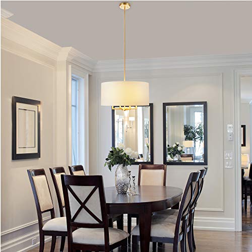 Globe Electric 60340 Emery Pendant Lighting, Matte Brass #TOP4