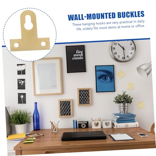 Image of Generic 100 Pcs Picture Framing Hardware for Hanging Invisible Hanger Picture Hanger Oil Painting Hanging Hooks Picture Frame Hanger Wall Hook for Home Office