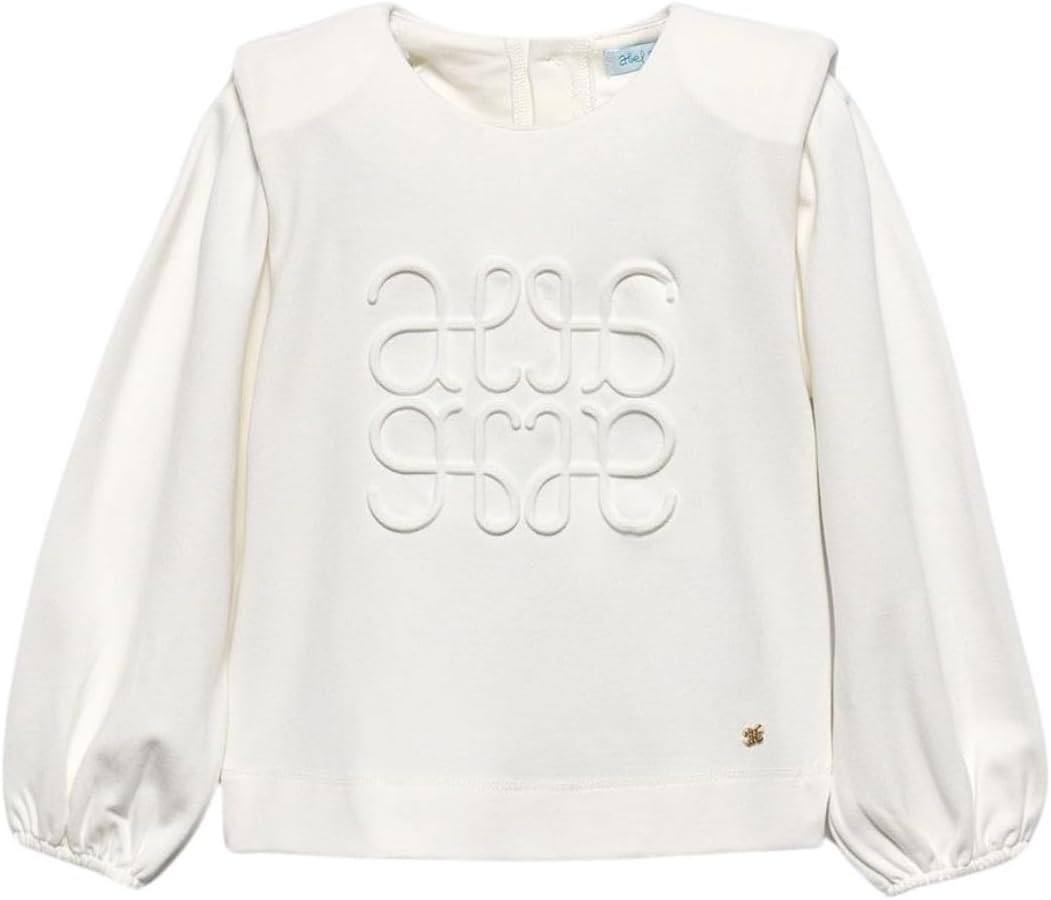 Abel & Lula Punto Milano Pullover for Girls Natural