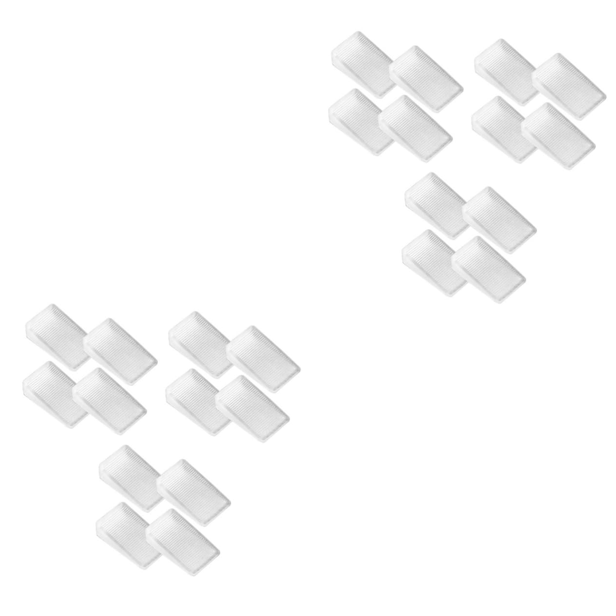 HEALLILY 24pcs Furniture Leveling Feet Sofa Shims DIY Home Improvement Leveler Material Stabilize Uneven Legs