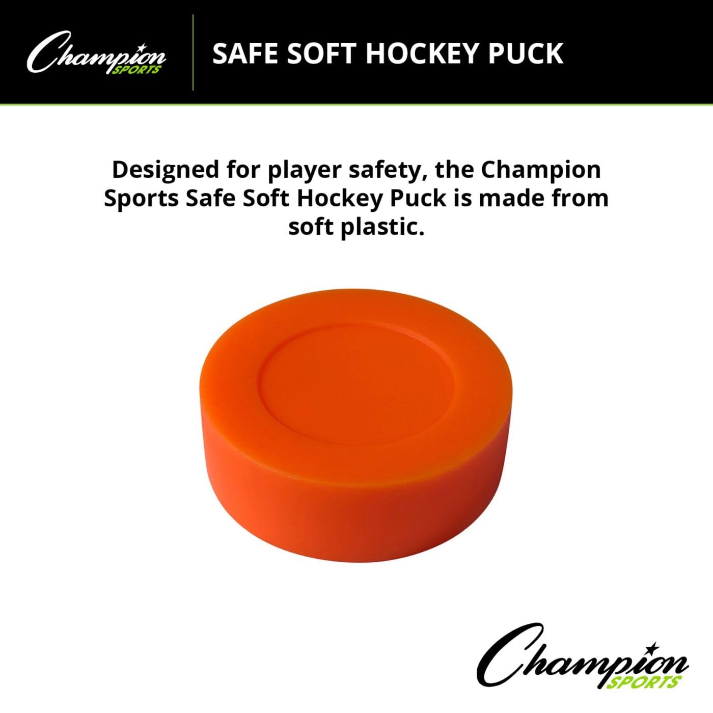 Champion Sports Weich und sicher Hockey Puck