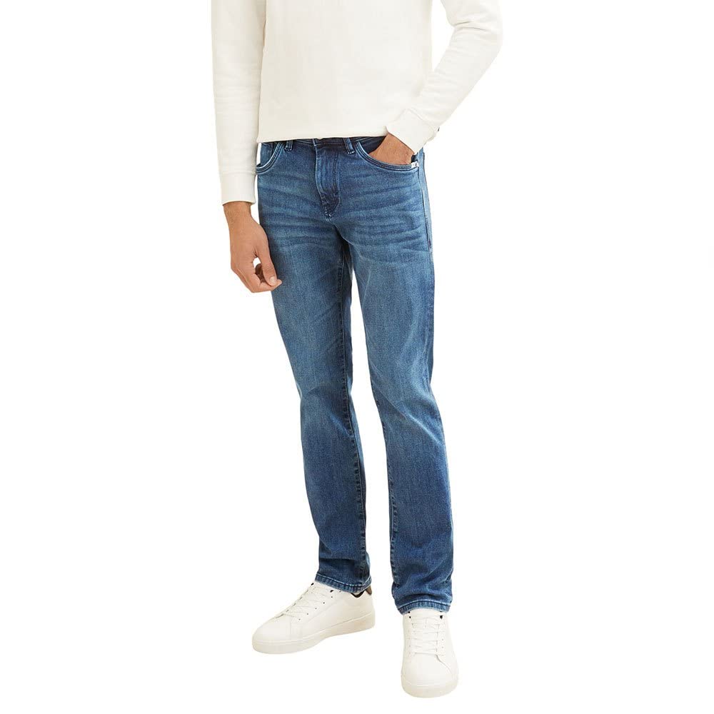TOM TAILOR Herren Josh Regular Slim Jeans mit Stretch