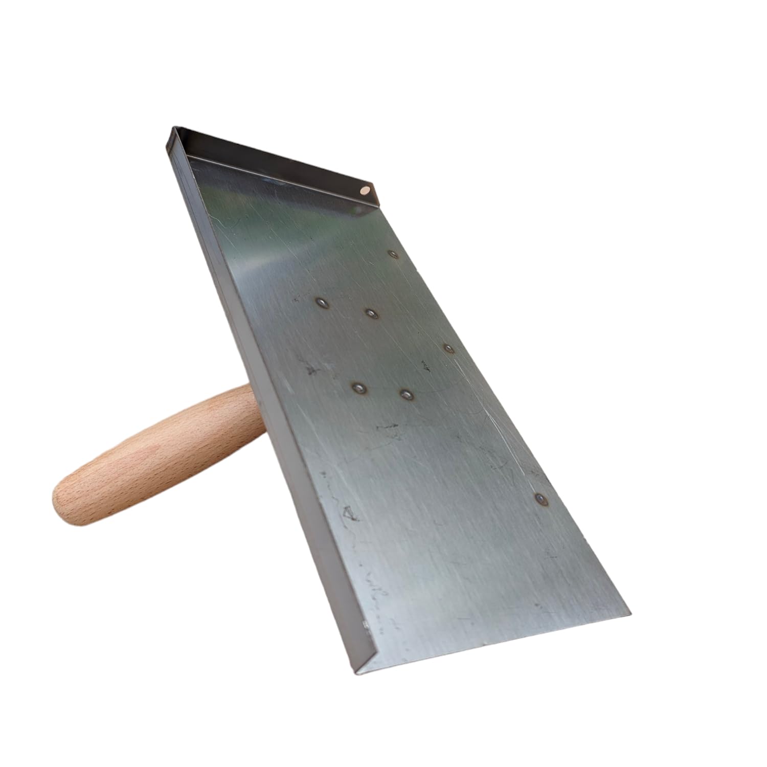 5 x Carbon Steel Pointing Finger Trowels + Stainless Brickwork Hawk Set, Jointing Brick Gaps Fill Fix Repair Tools DIY (SH5FT) - Image 2