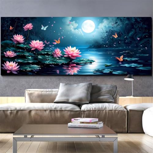 Kit Diamond Painting Lune Cristal | Toile Artisanat Strass Premium 90x180