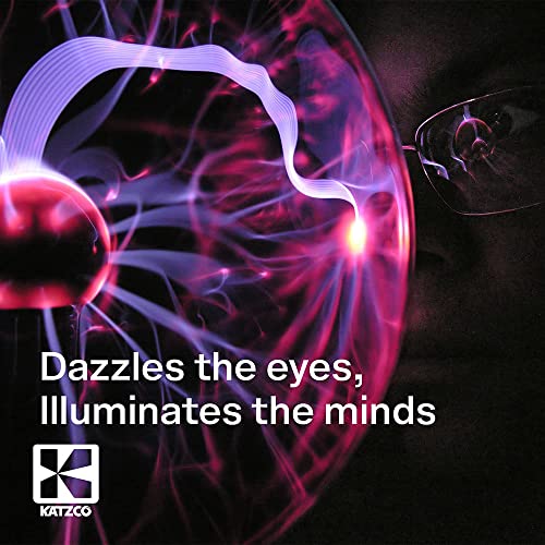 Katzco Plasma Ball - 7 Inch - Nebula, Thunder Lightning, Plug-In - For Parties, Decorations, Prop, Home #TOP7