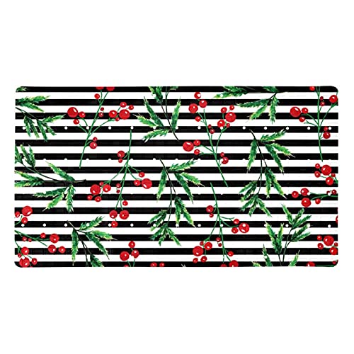 Tapis de bain antidérapant pour douche sécurisée de Noël