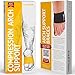 Compression Arch Support Brace - Plantar Fasciitis Relief Sleeves - Foot Arch Supports for Flat Feet Heel Spurs Feet Pain - 11-15 men, 9.5-13.5 women