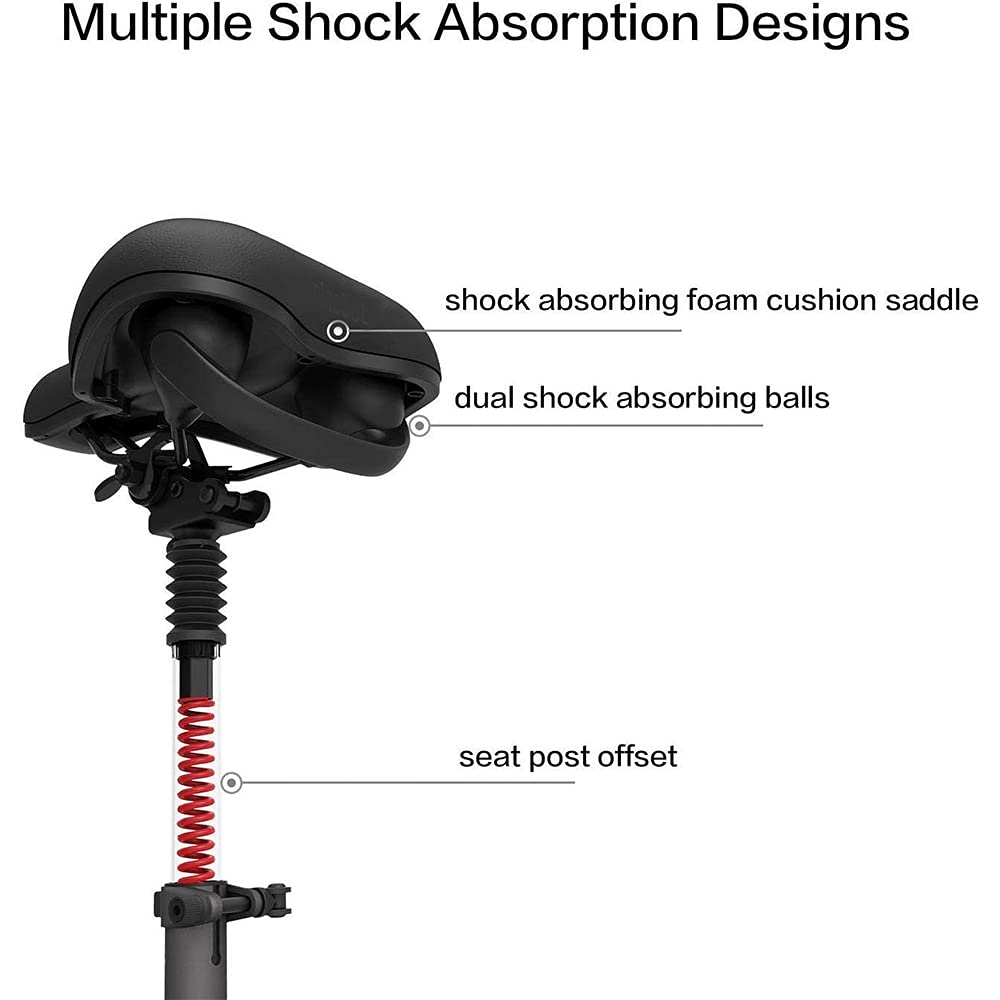 FEC Tech ES Selle de scooter électrique réglable en hauteur pour trottinette électrique Ninbot ES1 ES2 ES4 et autres scooters électriques Siège ergonomique