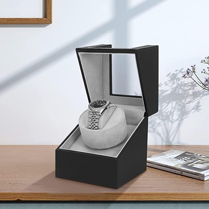 Olvy Caja giratoria para relojes automáticos, motor extremadamente silencioso