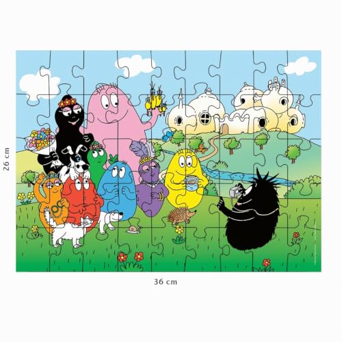 Puzzle 45 pièces : Le monde des Barbapapa Ravensburger Nathan - vue 5