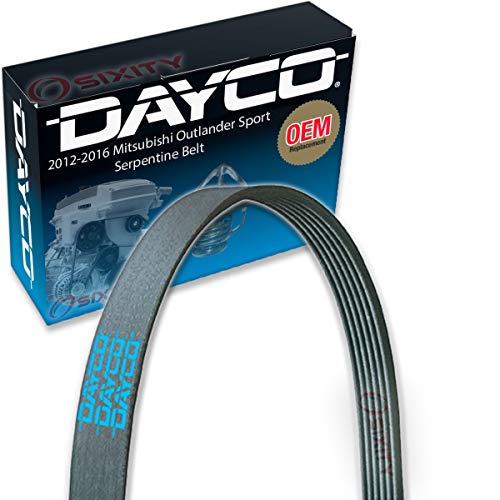Sixity Auto Dayco Serpentine Belt Compatible with Mitsubishi Outlander Sport 2.0L 2.4L L4 2012-2020