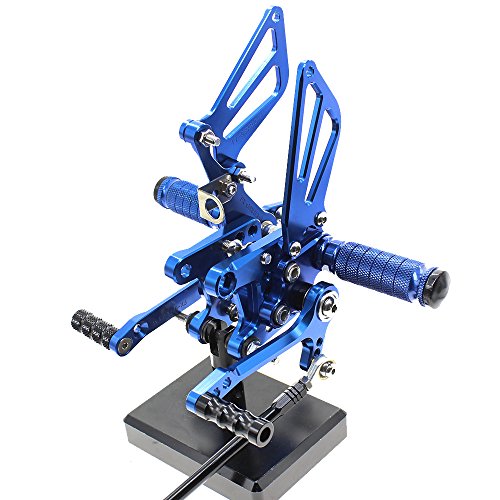 Sunrivery Motorcycle Rearsets Footpegs For GSXR750 GSX-R600 1996-2005,SV650/SV650S SV1000/S 1998-2014,GSXR1000 2000-2004