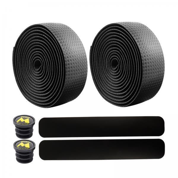 CALANDIS® 2xBike Handlebar Tapes Bicycle Bar Tape for Mountain Road Bikes Sports Rackets Black | Handlebar Grips Tape & Pads | Bicycle Components & Parts-image-49