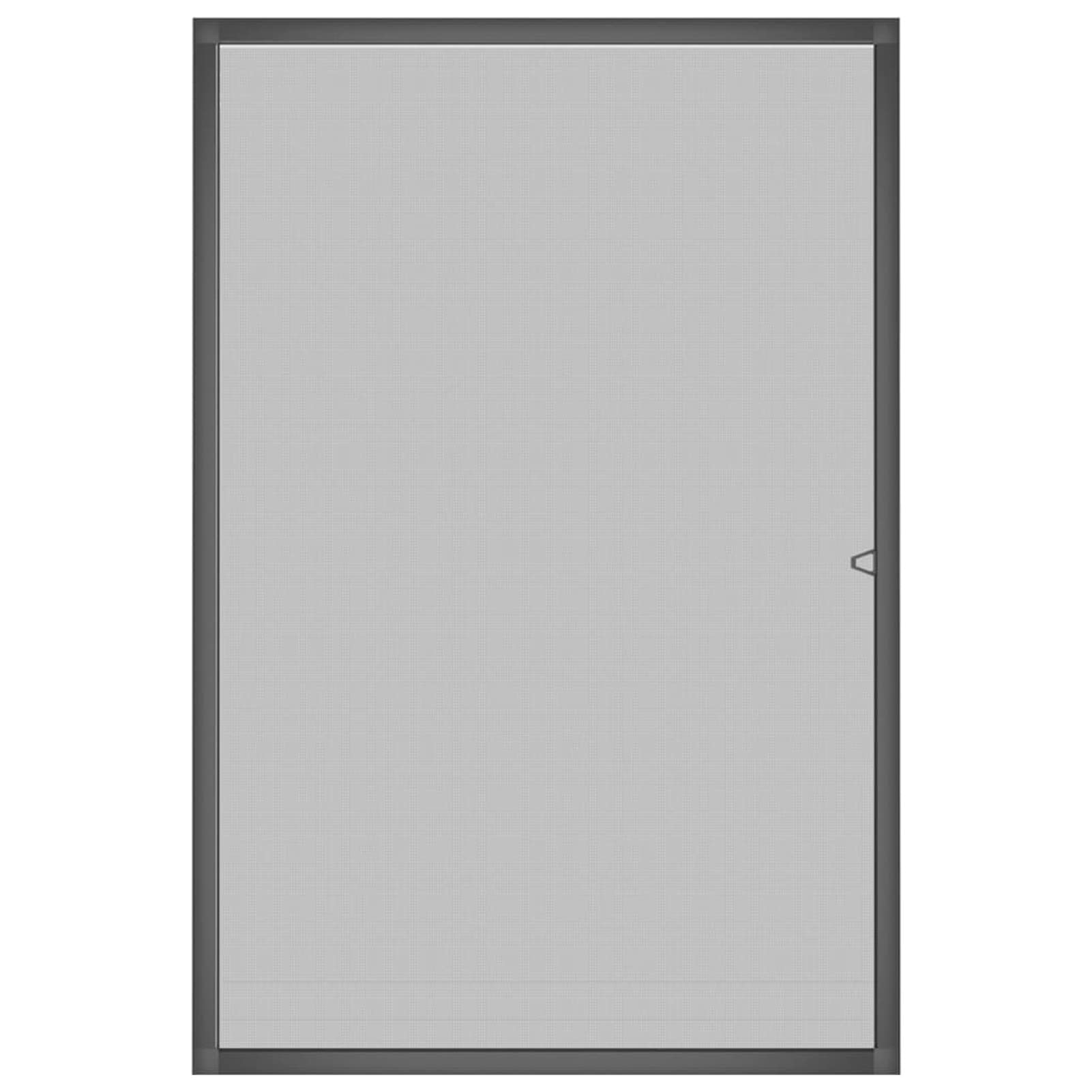 LAPOOH Insektenschutz für Fenster, Fliegengitter Fenster, Fliegenschutz Fenster, Pollenschutzgitter Fenster, Insektengitter Fenster, Fensternetz, Insektennetz, Anthrazit 90x120 cm