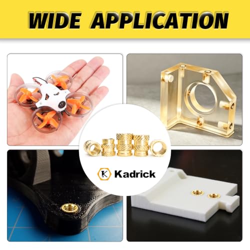 Image of KADRICK 420PCS M3 Heat Set Inserts & M3 Screw Kit for 3D Printing