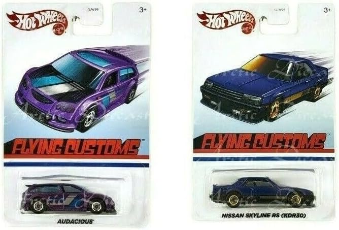 Miniatura 4 de Hot Wheels Juego completo exclusivo de 8 vehículos fundidos a presión de Flying Customs 2020 de GJW93-999A Release Mix 1