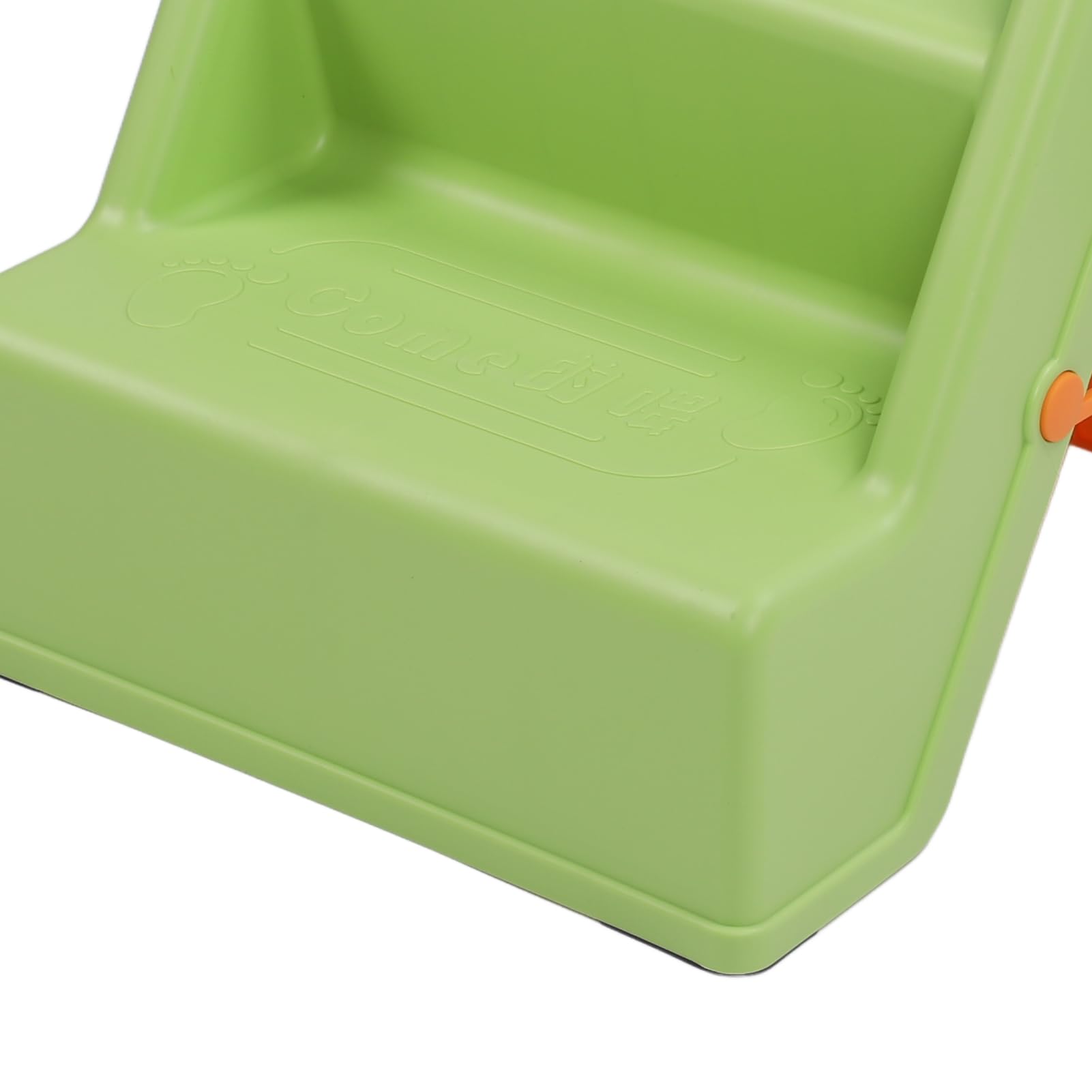 Pongnas Sgabello Pieghevole per Bambini a 2 Gradini con Paraspruzzi e Design Antiscivolo per Usare il Vasino e l'uso in Bagno Verde (GREEN)