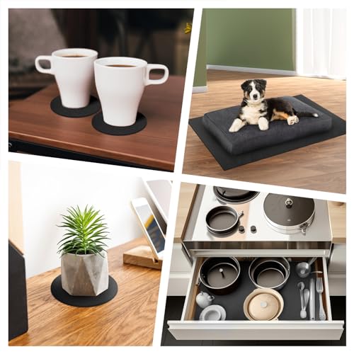 AiQinu Antirutschmatte 120x100cm Zuschneidbar, wasserdichte und Abwaschbar, Antirutschmatte Auto für Kofferraummatte, Teppich Antirutschunterlage, Schubladen Matte