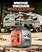 Wenovus Inverter Stromerzeuger 1900W Tragbarer Benzin Stromgenerator Superleise 4 Takt mit 230V Steckdose und USB Notstromaggregat für Backup Bei Stromausfällen für Camping Wohnwagen Wohnmobil Garage