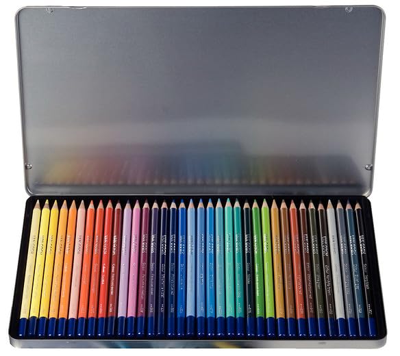 ヴァンゴッホ色鉛筆 36色セット ヴァンゴッホ水彩色鉛筆 60色セット（メタルケース入り）｜水彩
