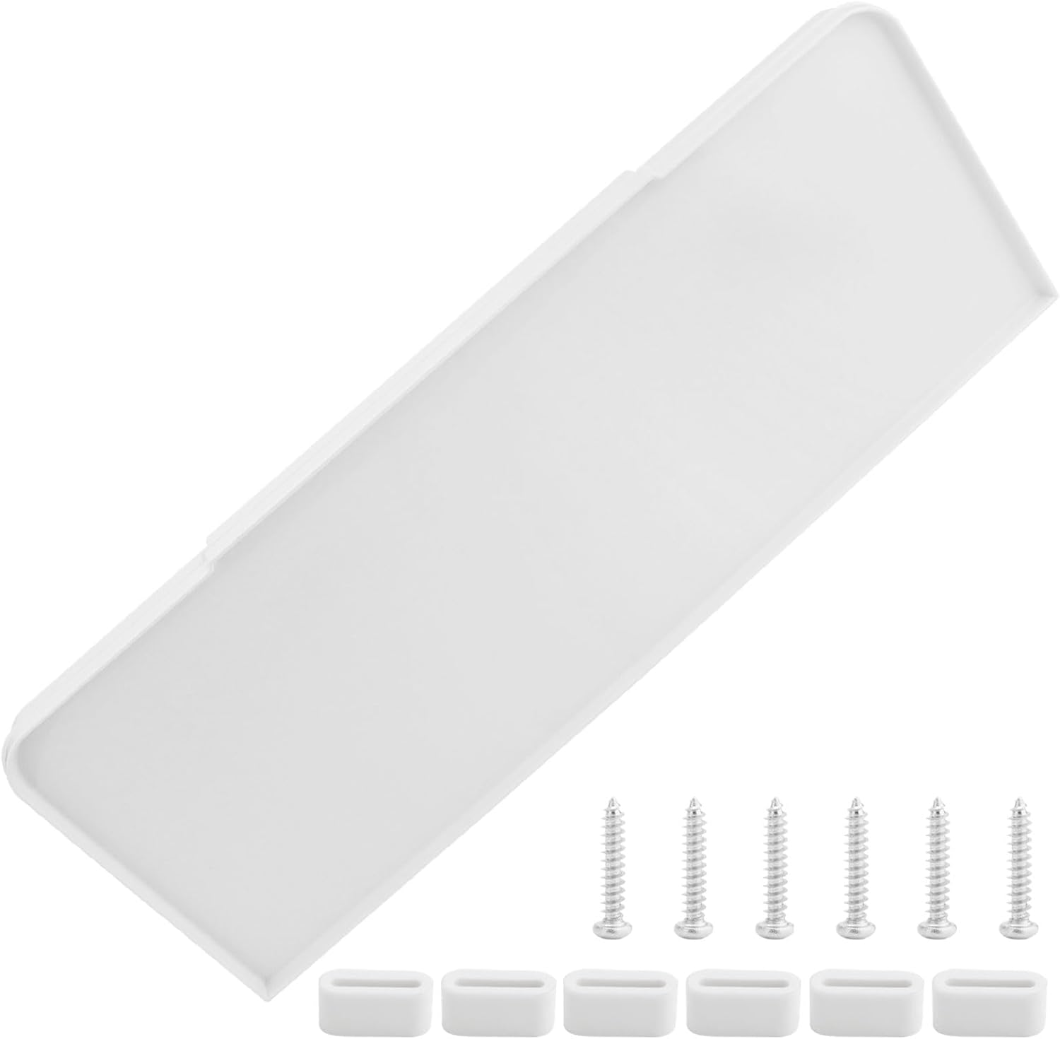 40271 Universal Toilet Tank Lid Cover Replacement, Adjustable, Fits Most Standard Toilets (White)
