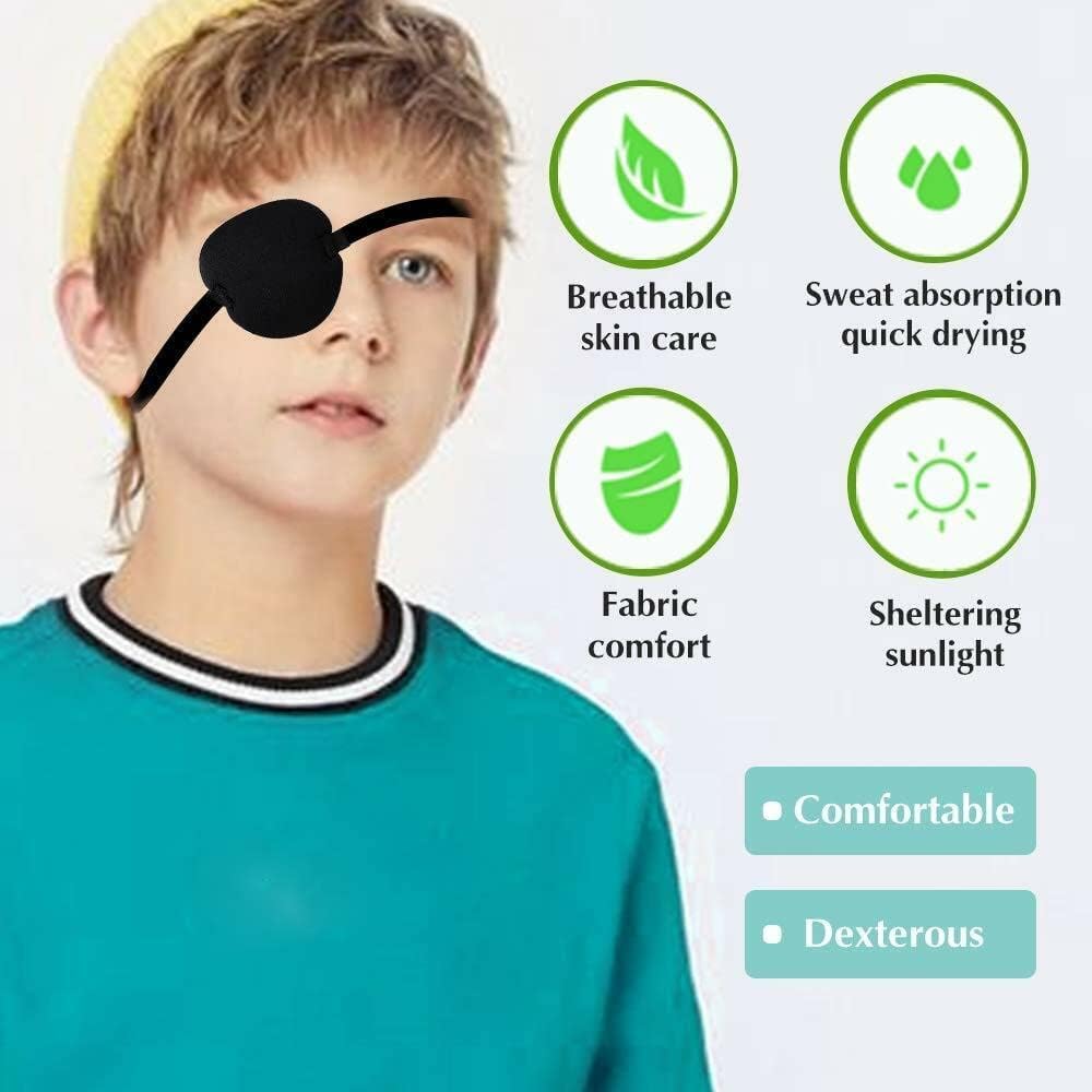 Spancare Lazy Eye Patch, 6pcs New Amblyopia Eye Patches, Kids Eye Patch, Strabismus