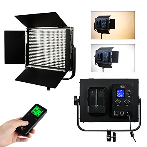 Amazon Crazy 🔥 Deals VILTROX VL-D60T Bi-Color 60W 6324LM LED Video Light Panel with U Bracket, 3200K-5600K, DMX 512 & 2.4G Wireless Remote Control, CRI 95+ for YouTube, Outdoor Studio Photography, Video Shooting