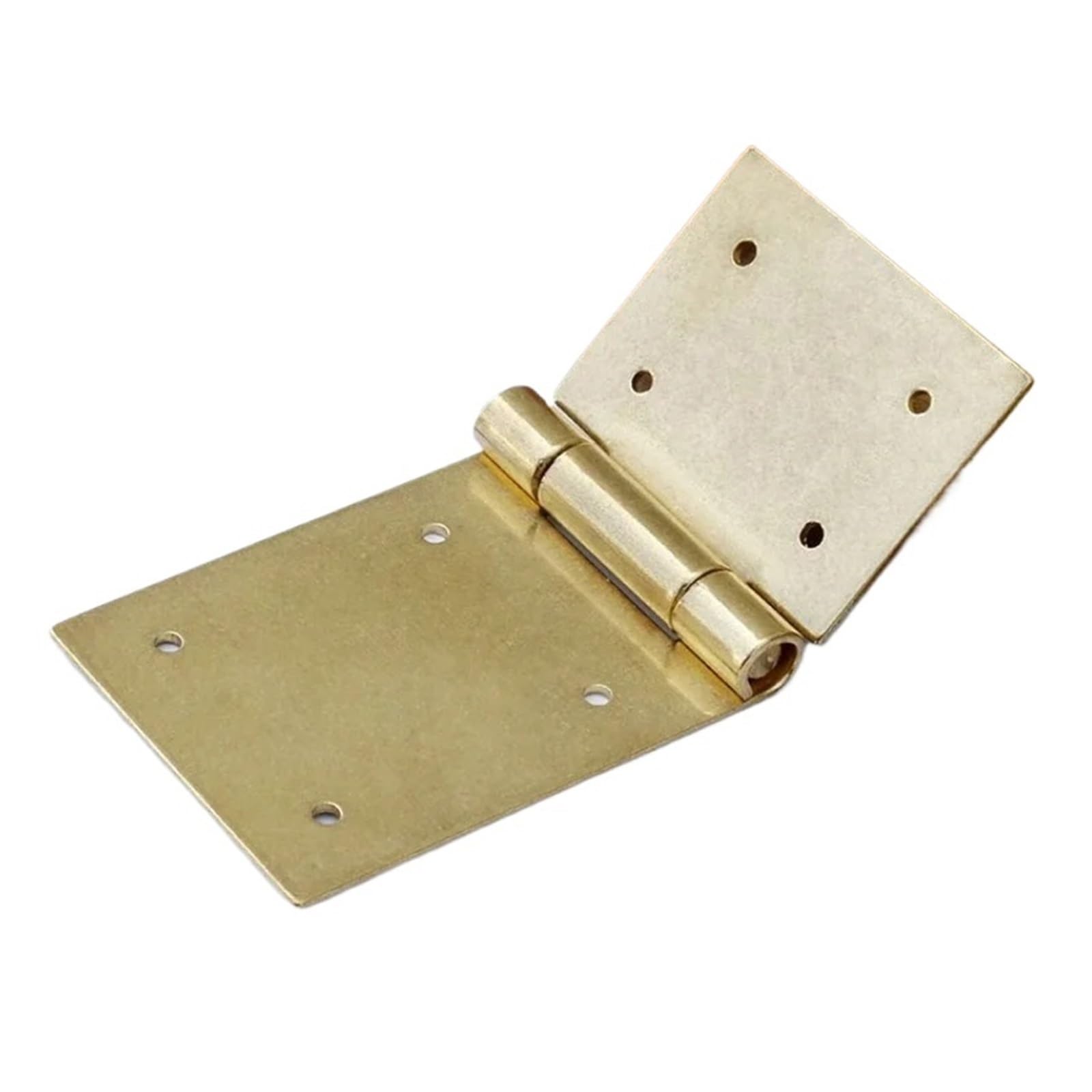 Sensumepb 64Mm Gold Color Two Pieces Wooden Box Brass Hinge, Antique Square Hinges For Jewelry Box, Loose Leaf Box, And Folding Cabinet Hardware(64Mm Gold Color)