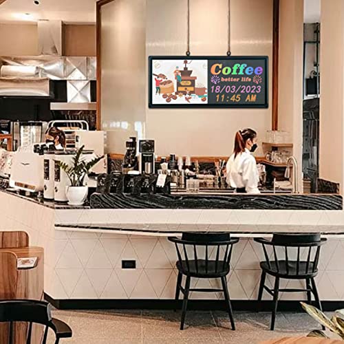 Cx P6 Outdoor Led Sign - 40'' X 18'' Full Color Wifi + Usb Programmable Scrolling Led Display Support Video Image And Text Display. High Definition, High Brightness Business Advertising Display Board #TOP6
