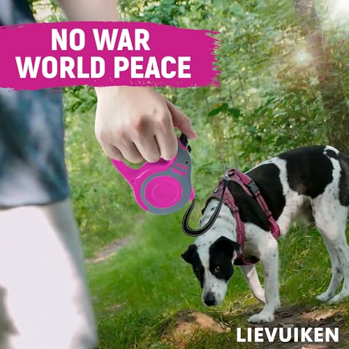 LIEVUIKEN Retractable Dog Leash Automatic Telescopic Tractor Dog Tape, Pet Tape 10/16 FT Durable and Convenient, with Non-Slip Handle, Suitable for Small and Medium-Sized Dogs - Thumbnail 6