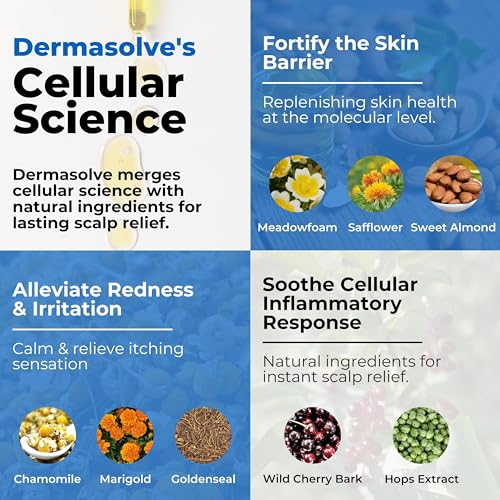 image for Dermasolve 4 oz Psoriasis, Seborrheic Dermatitis, & Dandruff Scalp Oil