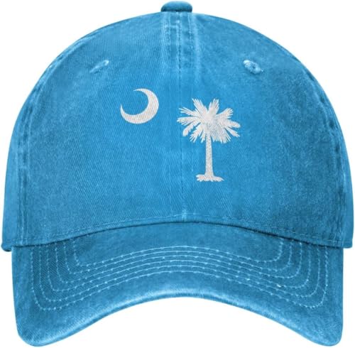 Casual Gorra de Golf Palmitos de Carolina del Sur Sombrero Sol Moda Gorra de béisbol para Golf Deportes Mujer