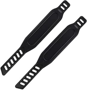 Correas de Pedales, 1 Pares Bicicleta Estática Correas del Pedal, Correas de Pedales para Bicicletas, Fácil de Ajustar Correa del Pedal, para Bicicleta de montaña Fixed Gear, Casa o Gimnasio