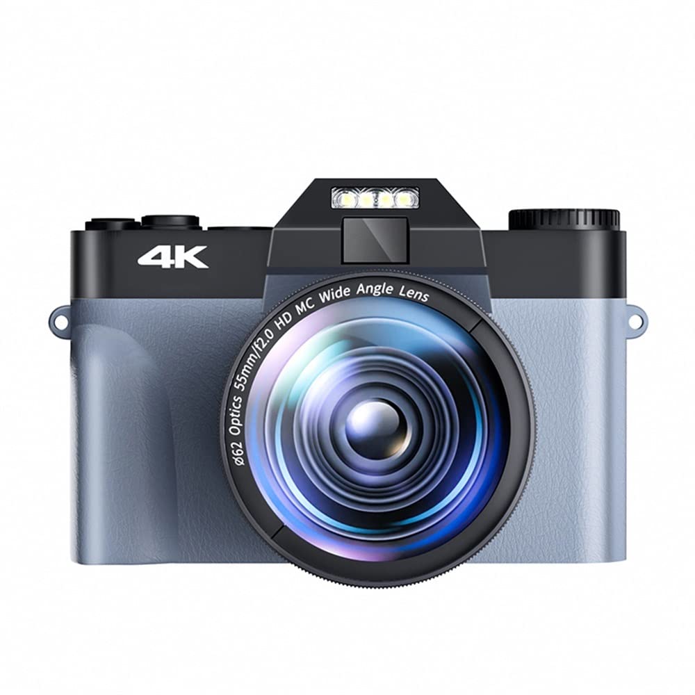 Caméscope 4K streaming webcam enregistreur vidéo autofocus objectif macro 16G