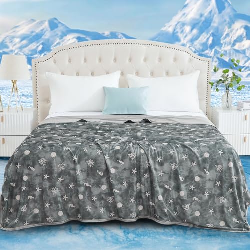 WONGS BEDDING Kühldecke Sommerdecke mit Japanische Arc-Chill Q-Max 0,43 Kühlfasern, Kühlende Decke für Menschen Absorbiert Körperwärme Selbstkühlende Decke für Bett, Grau 150x200cm