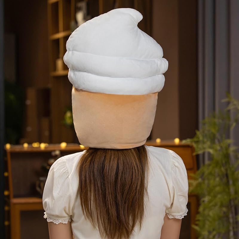 Amazon.co.jp: かぶり物 アイスクリーム 桃 帽子 コスプレ 被り物 仮装