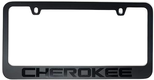 Marco para matrícula Jeep Grand Cherokee (negro con negro)