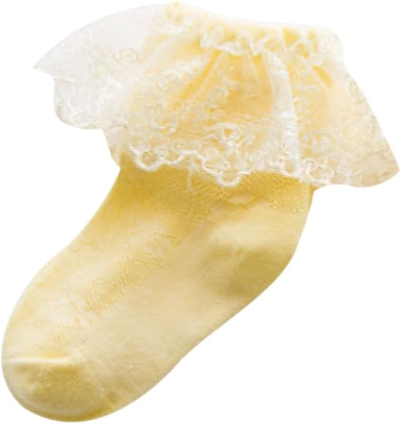 Amazon Angel Tiara Mini キッズ 女の子 靴下 ソックス レース ピンク イエロー ホワイト ブルー 3柄展開 フォーマル 入園 入学 卒園 発表会 S M L 1歳 10歳 Kg3 靴下 通販