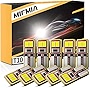 MIFMIA 194 LED Bulb 6000K, T10 LED Bulb for License Plate Light, LED Interior Car Lights, Dome Light, Map Light, Door Light, Courtesy Step Light, 2825 168 Bulb, 300% Brighter, Pack of 10
