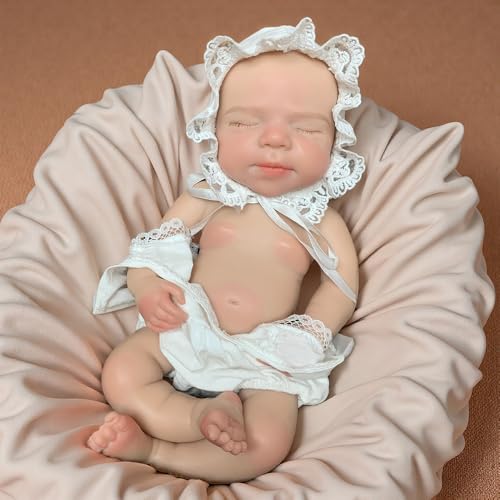 Muñeca de silicona realista 33 cm Abenduot Pascale miniatura 3