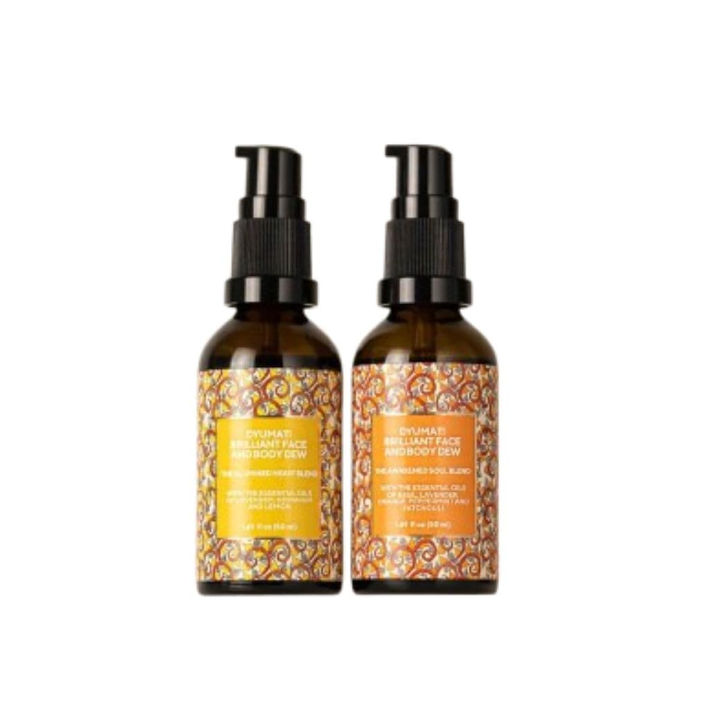 Dyumati Brilliant Face and Body Dew | Brightening Oils for the Face & the Body | 1.69 fl oz (each)