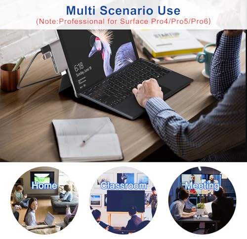 Surface Pro 6/5/4 Docking Station - Surface Pro Hdmi Adapter 4K@30Hz HDMI Port Converter, USB 3.0, USB 2.0 Hub, SD & TF/Micro SD Memory Card Reader Microsoft Surface-Pro 6/5/4 Accessories Dongle - Image 7