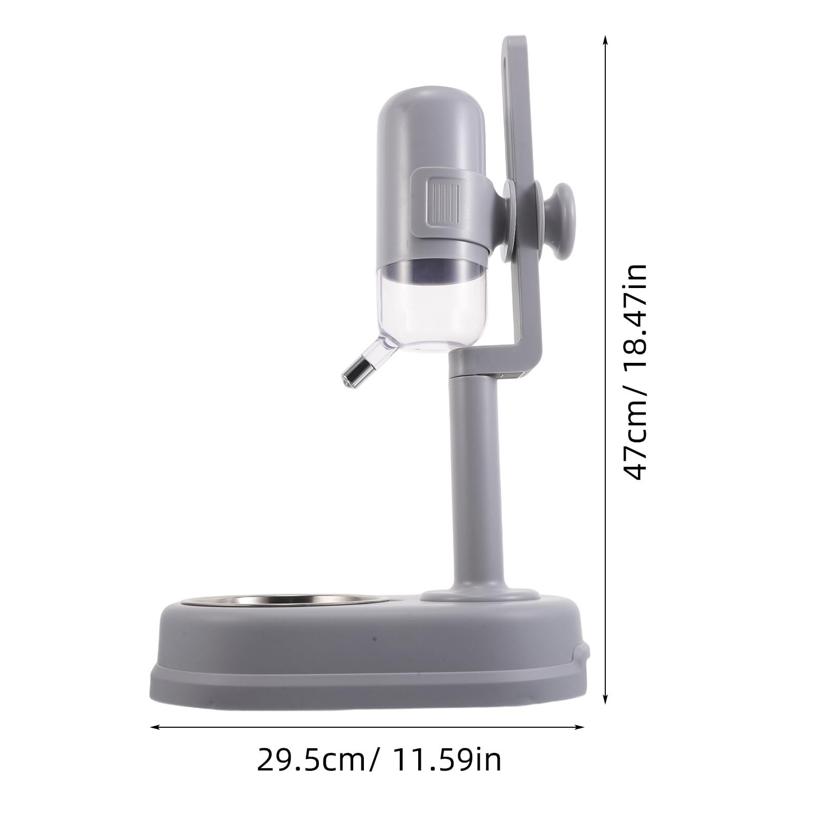 Gamelle Double pour Animaux de Compagnie Distributeur D’Eau 750 ML