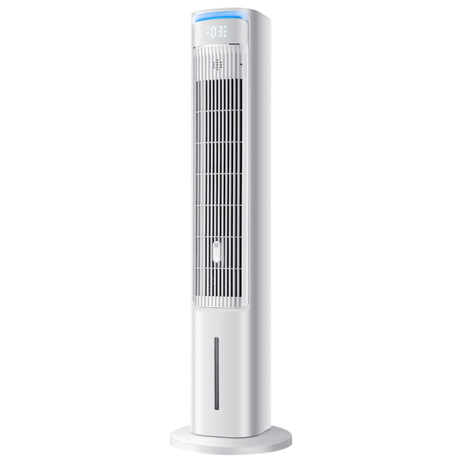 GWFBLID Windowless Portable Air Conditioners Tower Cooling Fans that Blow Cold Air Evaporative Air Cooler with 3Speeds 12H Timer 80° Oscillation Tower Swamp Cooler Air Circulator for Bedroom