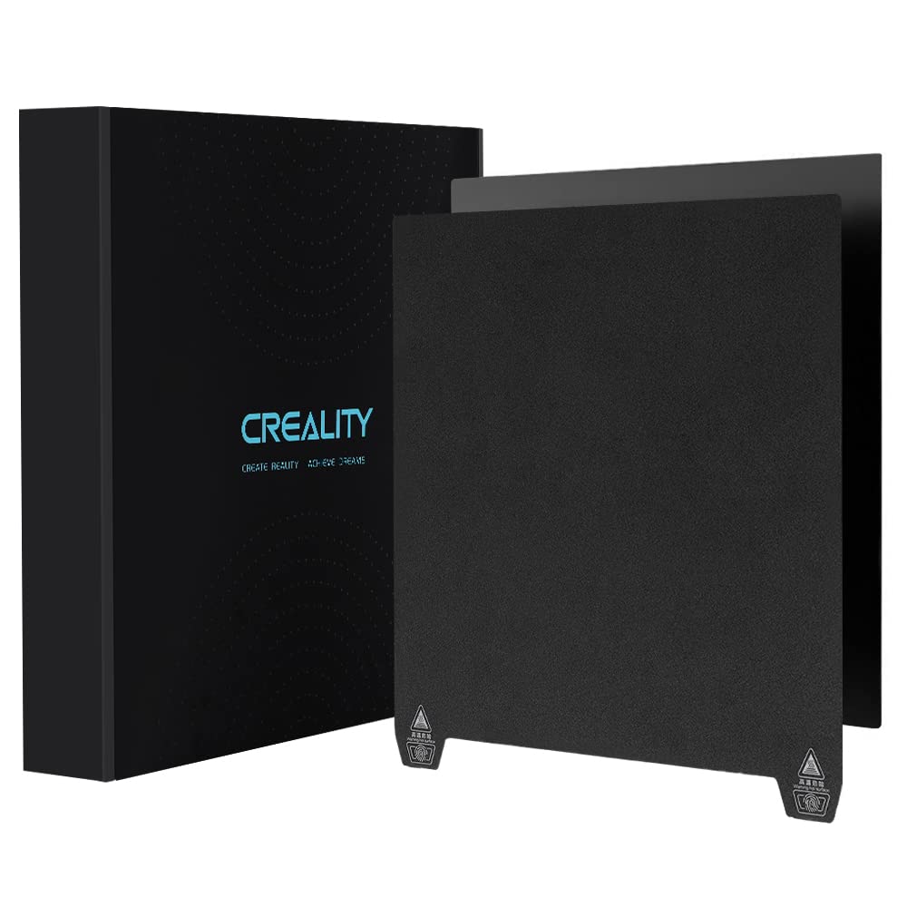 Creality Oficial Ender 3 S1 PC Placa de Cama Magnética de Acero con Superficie de Construcción de Tapete Flexible Extraíble para Ender 3/3 V2/3 Pro/5/5 Pro Ender 3 S1 Pro/3 Neo/3 V2 Neo 235x235mm