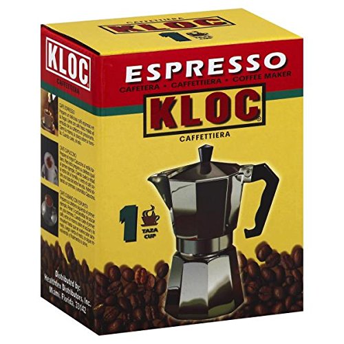 kloc Espresso Coffee Aluminum Maker 1 Cup Amazon.in Home & Kitchen
